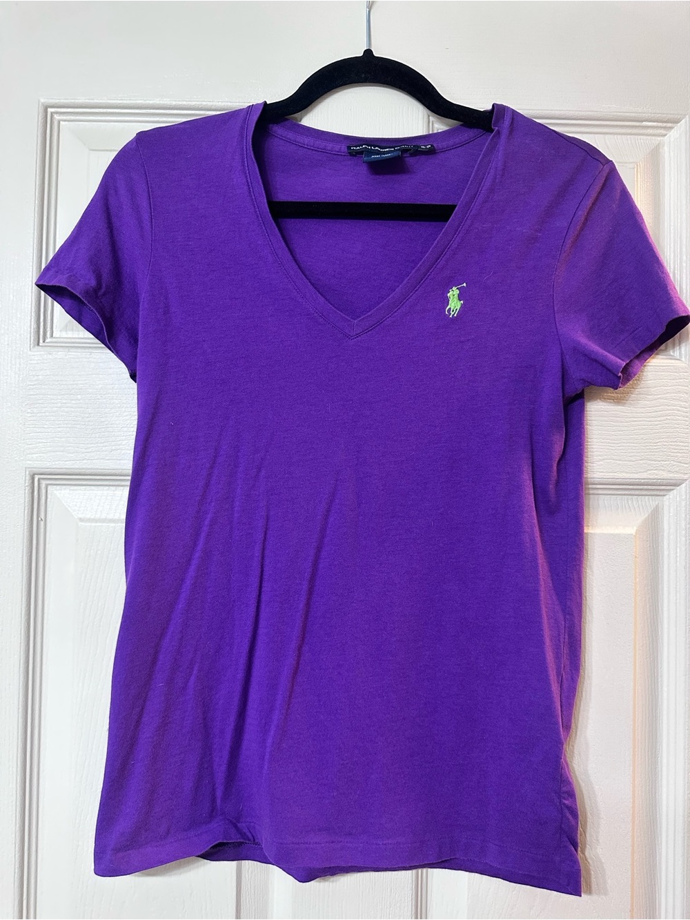 Ralph Lauren Purple V-Neck Tee
